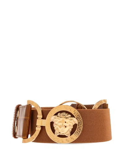 Versace Medusa '95 Belt In Brown