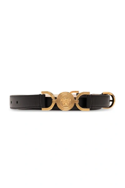 Versace Medusa '95 Buckle Fastened Belt In Black