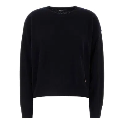 Versace Medusa 95 Cashmere-blend Boxy Sweater In Blue