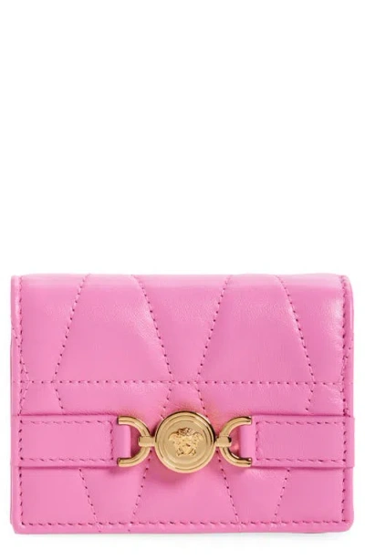 Versace Medusa '95 Compact Leather Bifold Wallet