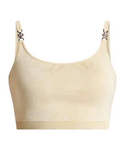 Versace Medusa '95 Crop Top In Nude