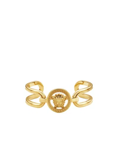 VERSACE VERSACE MEDUSA '95 POLISHED FINISH CUFF BRACELET