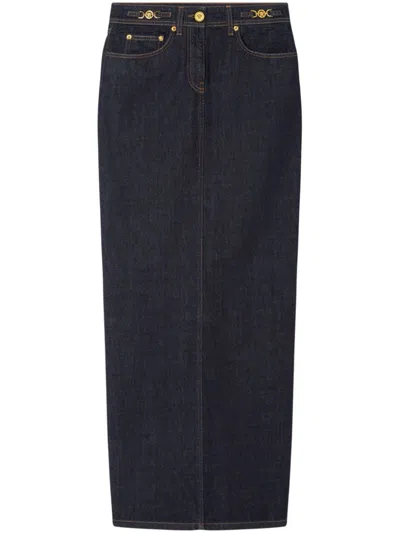 VERSACE MEDUSA '95 DENIM SKIRT