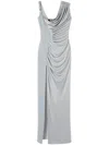 Versace Medusa '95 Long Dress In Grey