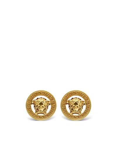 Versace Medusa '95 Hardware Butterfly Clasp 100% Metal Made In Italy In Oro