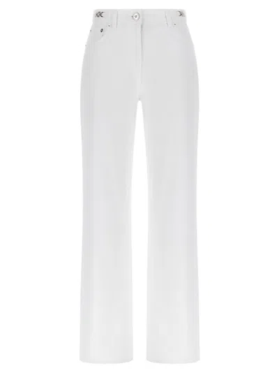 Versace Medusa '95 Straight Leg Jeans In White