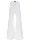 Versace Medusa Flared Jeans In White