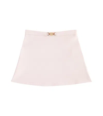 Versace Kids' Medusa '95 Jersey Skirt In Pink