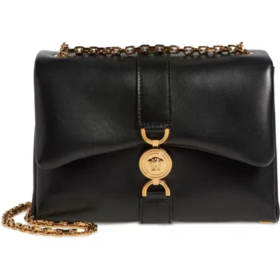 VERSACE VERSACE MEDUSA 95 KLEIO LEATHER SHOULDER BAG