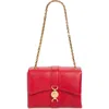 Versace Medusa 95 Kleio Leather Shoulder Bag In Red