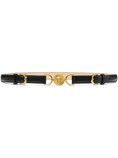 VERSACE MEDUSA '95 LEATHER BELT