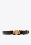 Versace Medusa '95 Leather Belt In Black