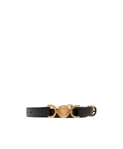VERSACE VERSACE MEDUSA '95 BUCKLE FASTENED BELT