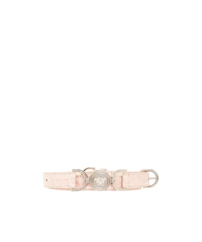Versace Medusa '95 Leather Belt In Pink