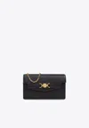 Versace Chain-linked Mini Shoulder Bag In Black