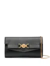 Versace Medusa '95 Leather Clutch Bag In Black