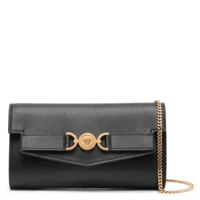 Versace Medusa 95 Leather Clutch Bag In Multi