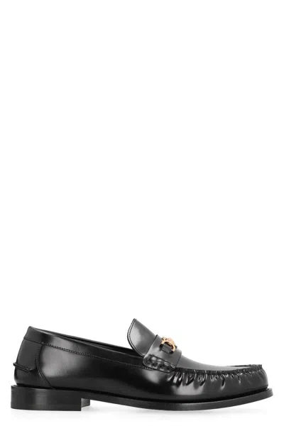 VERSACE VERSACE MEDUSA '95 LEATHER LOAFERS