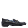 Versace Medusa-plaque Leather Loafers In Black