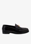 Versace Medusa '95 Leather Loafers In Black