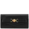 Versace Medusa '95 Long Wallet In Gold Tone/black