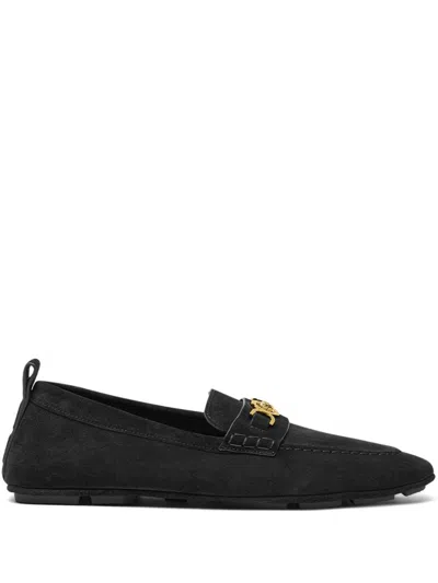 VERSACE VILLA SUEDE LOAFERS
