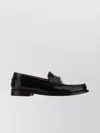 Versace Medusa '95 Loafers With Round Toe In Smooth Leather In Black