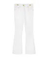 Versace Medusa '95 Mid-rise Flared Jeans In White