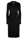 Versace Medusa '95 Midi Dress In Black
