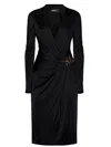 Versace Medusa '95 Midi Dress In Black
