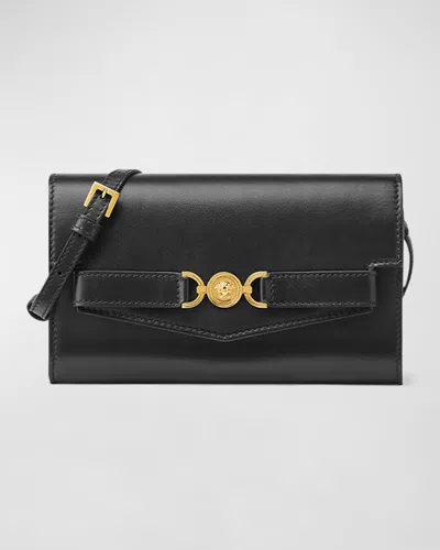 VERSACE MEDUSA 95 MINI LEATHER SHOULDER BAG
