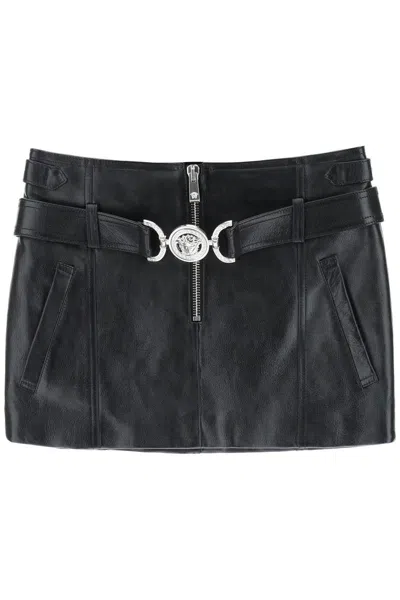 Versace 'medusa '95' Mini-skirt In Black