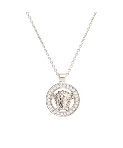 Versace Medusa '95 Necklace In White