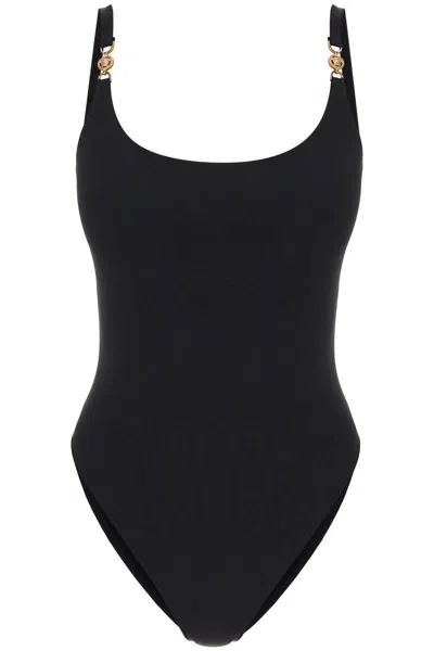Versace Medusa '95 One-piece Swimwear In Black
