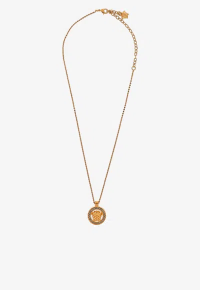 Versace Medusa '95 Pendant Chain Necklace In Gold