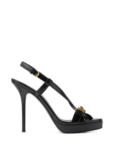 Versace Medusa '95 Platform Sandals In Black