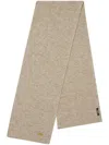 Versace Medusa '95 Ribbed-knit Scarf In Neutrals