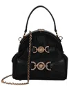 Versace Mini Crystal Medusa '95 Satin Handbag