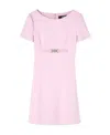 Versace Medusa 95 Dress In Pink Viscose Blend In Pink