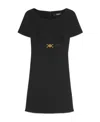 Versace Mini Dress In Black