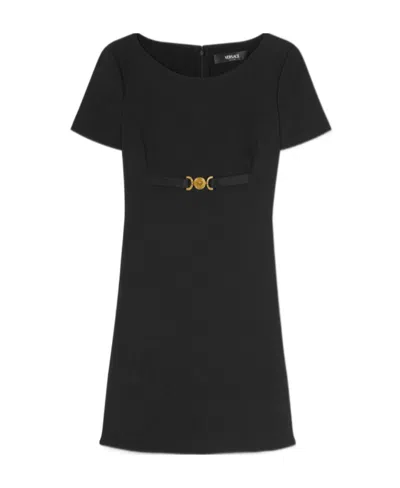 VERSACE VERSACE MEDUSA '95 CREWNECK MINI DRESS