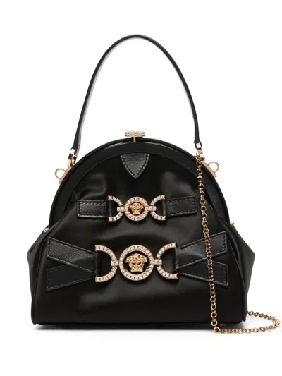 VERSACE MEDUSA '95 SILK-SATIN TOTE BAG