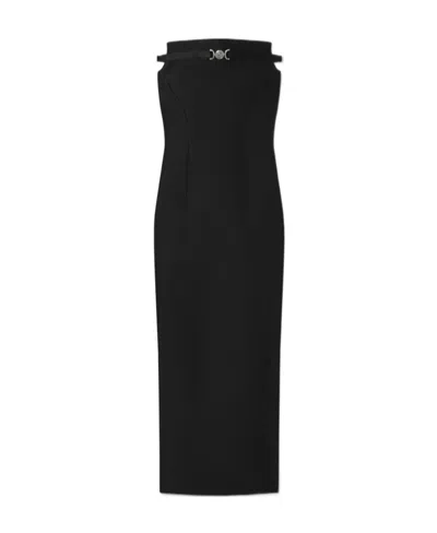 Versace Medusa '95 Sleeveless Maxi Dress In Black