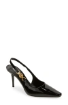 Versace Black Leather High Heel Pumps