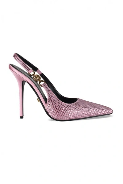 Versace Medusa '95 Slingback Pumps In Purple