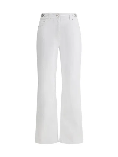 Versace Medusa '95 Straight Leg Jeans In White