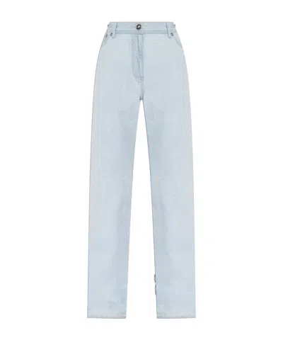 Versace Medusa '95 Straight-leg Jeans In White
