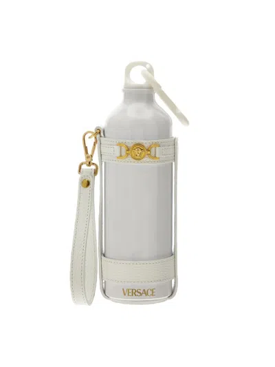 Versace Medusa '95 Water Bottle & Case In White