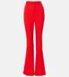 Versace Medusa '95 Wool Flared Pants In Red