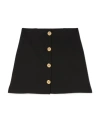 Versace Medusa A-line Wool Skirt In Black